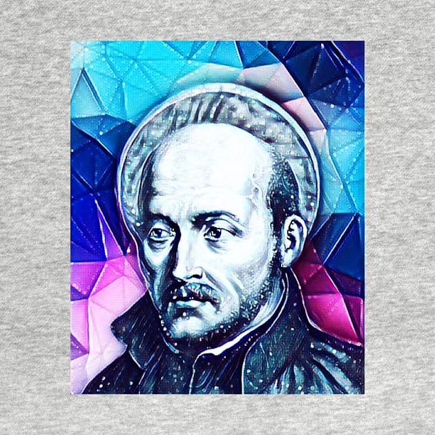 Ignatius of Loyola Snowy Portrait | Ignatius of Loyola Artwork 13 by JustLit